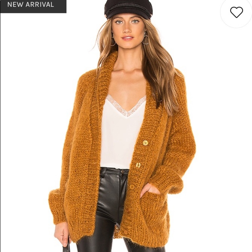 Rustic Orange Cardigan